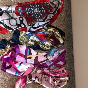 Set of 4 Silk Scarves